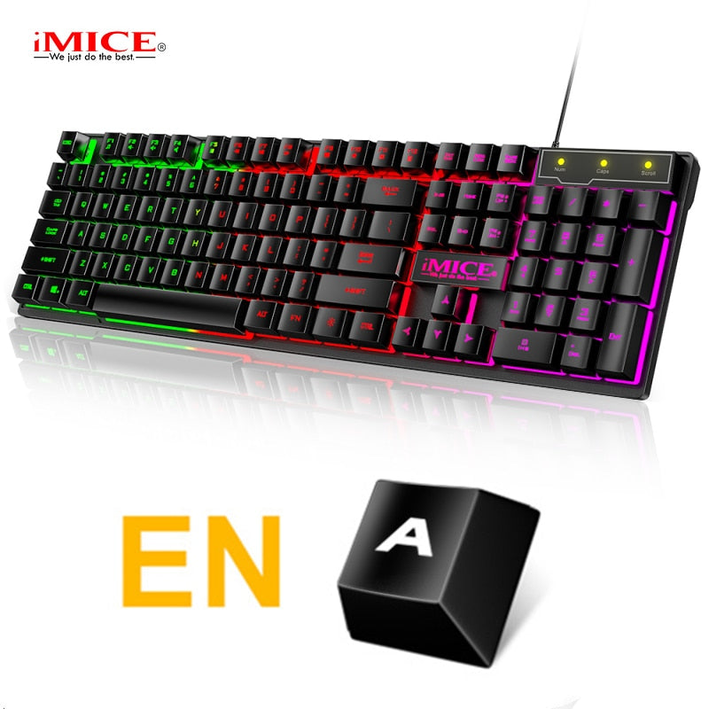 LED Backlit Gaming Keyboard & Mouse Combo