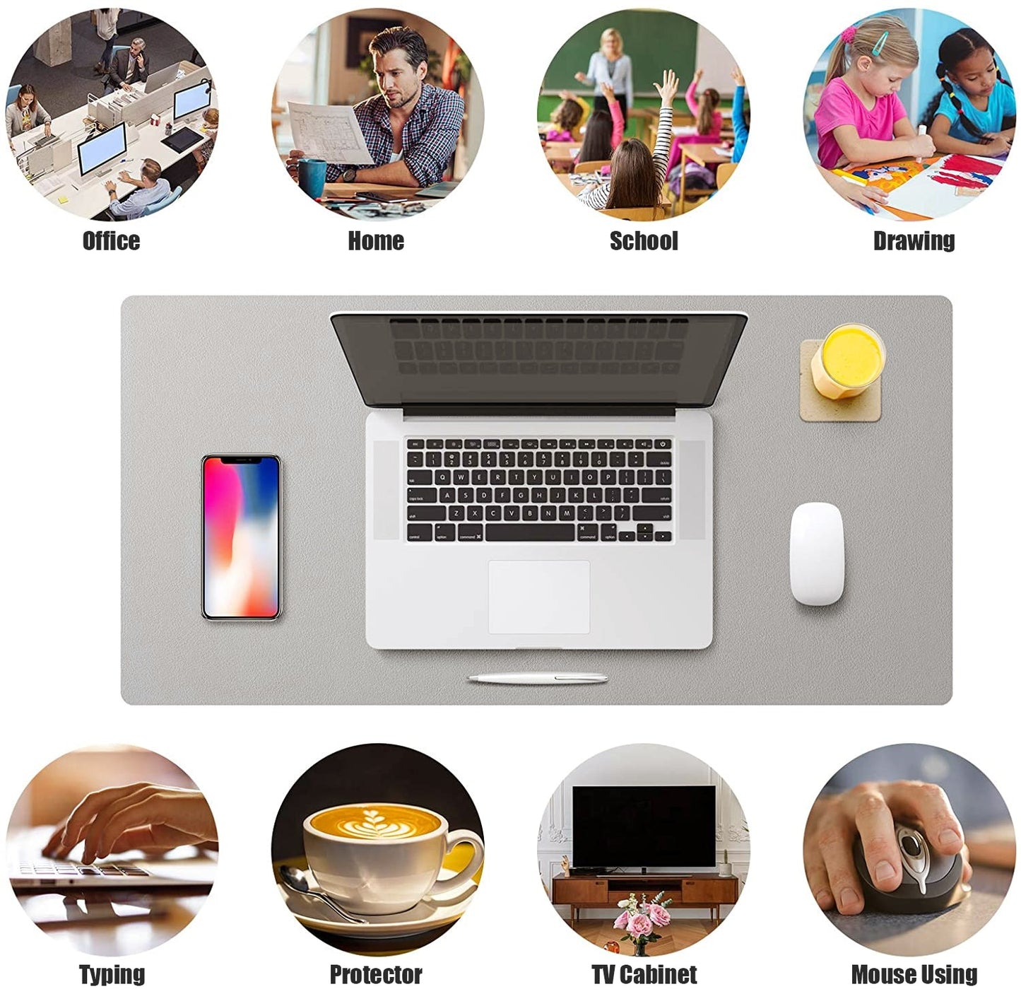 Large Office Desk Protector Mat/Mouse Pad